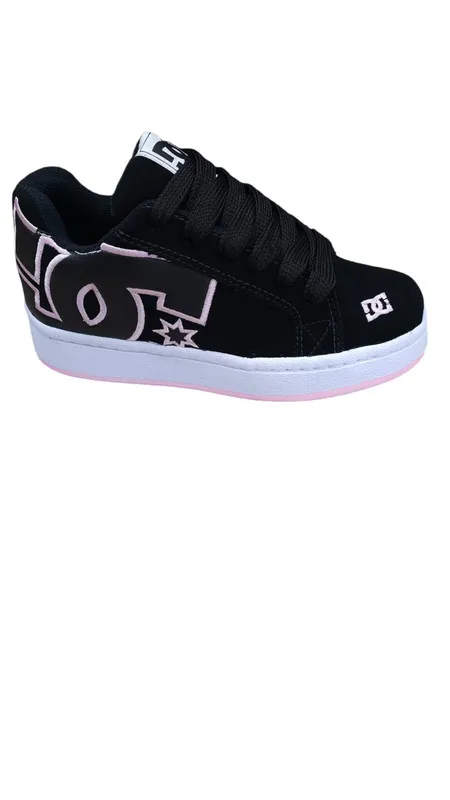 Tenis DC Shoes Skate Negro Rosado R-eplica AA