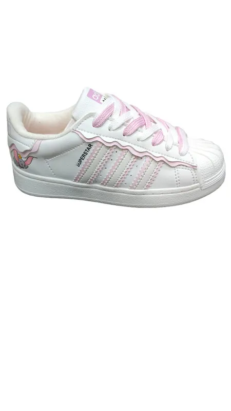 Tenis Adidas Super Star R-eplica 2A Dumbo Rosado