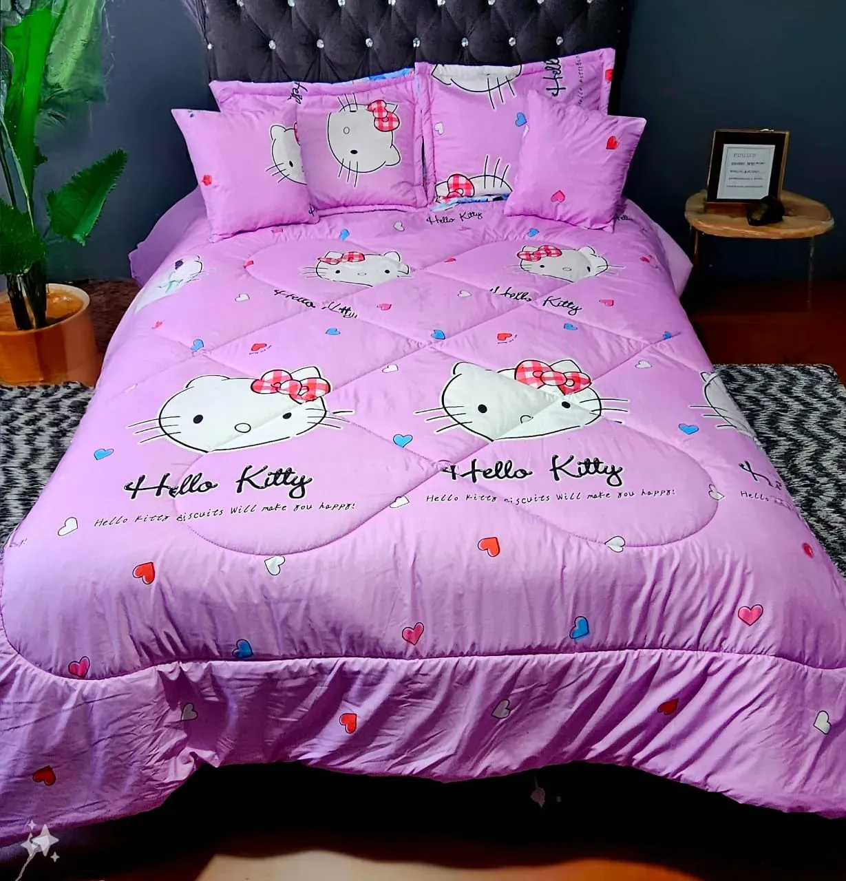 Cubrelecho Hello Kitty Doble Faz