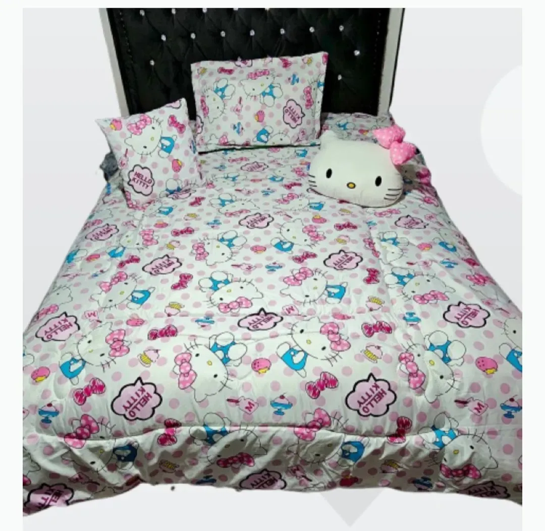 Cubrelecho Sencillo Hello Kitty