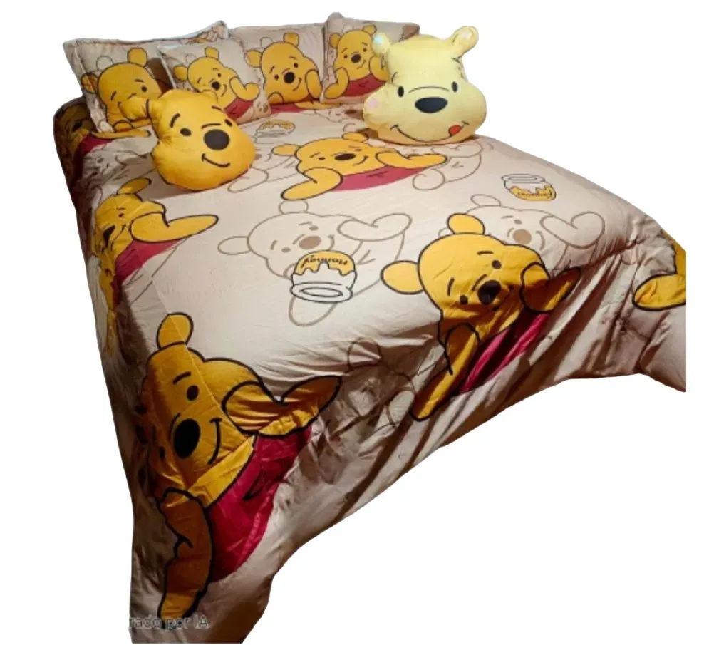 Cubrelecho Cama Doble Winnie poo