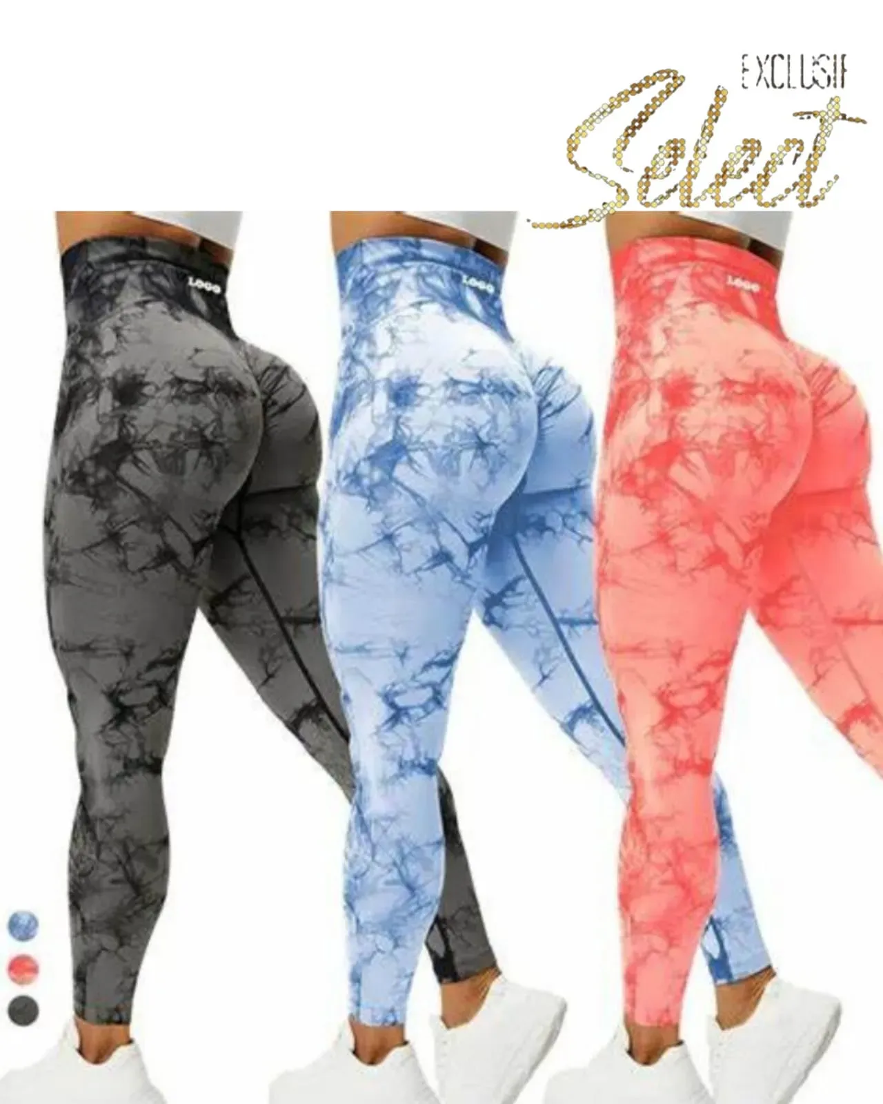 Leggins Push up Tie-Dye