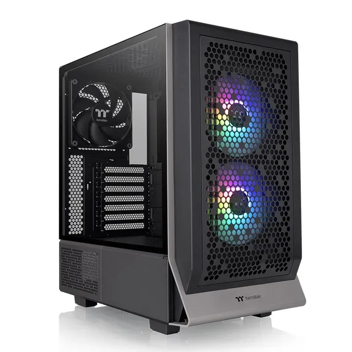 Chasis Thermaltake Divider 370 Tg Argb + 3 Ventiladores Argb 120mm