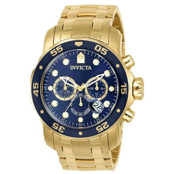 Reloj Para hombre Invicta Pro Diver 0073 - Dorado