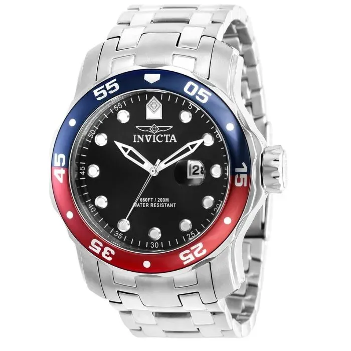 Reloj Invicta De Cuarzo Pro Diver 39091 Para Hombre, Plateado-Original