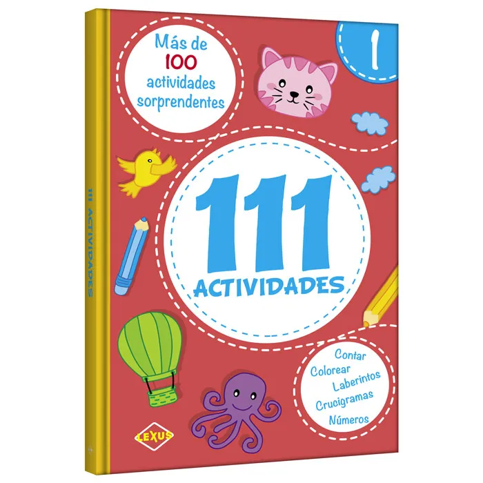 111 ACTIVIDADES 1 PARA COLOREAR, ESCRIBIR Y TRAZAR