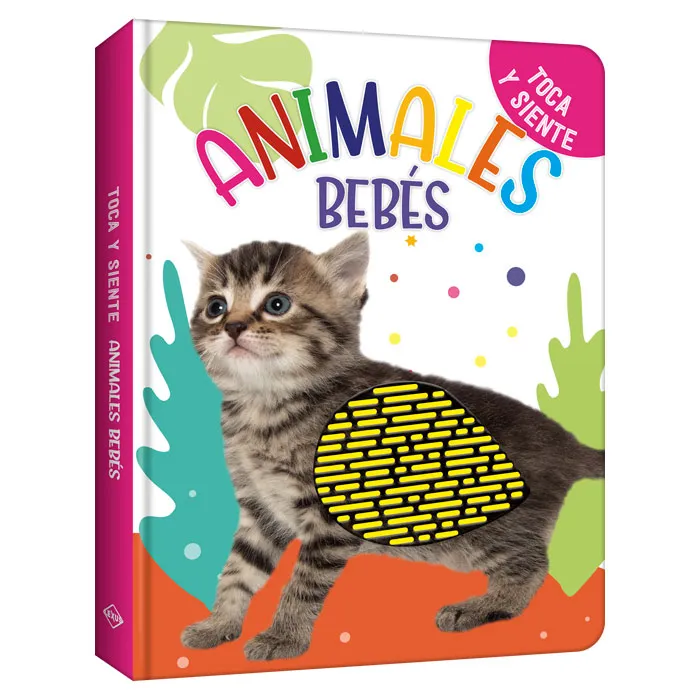 Libro Animales Bebés Toca y Siente