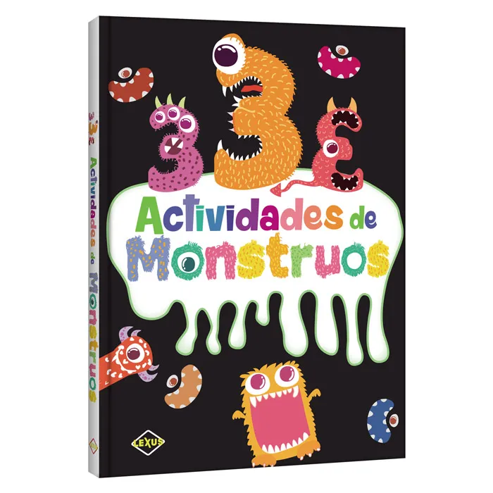 333 ACTIVIDADES
DE MONSTRUOS PARA COLOREAR, ESCRIBIR Y TRAZAR