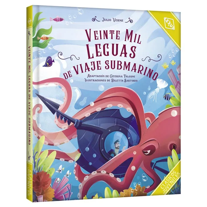 COLECCIÓN CLÁSICOS JUVENILES VEINTE MIL LEGUAS
DE VIAJE SUBMARINO