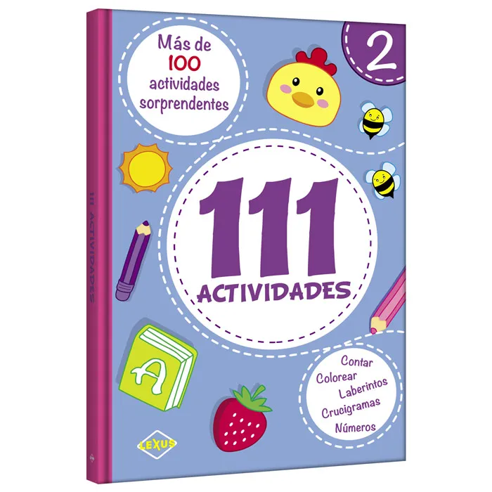 111 ACTIVIDADES 2 PARA COLOREAR, ESCRIBIR Y TRAZAR