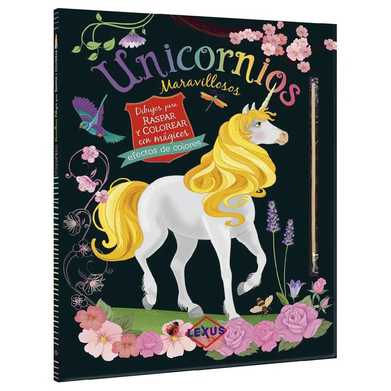 Unicornios Maravillosos – Colección Raspa y Dibuja