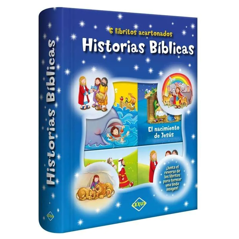 Libritos Acartonados De Historias Bíblicas 6 Libritos