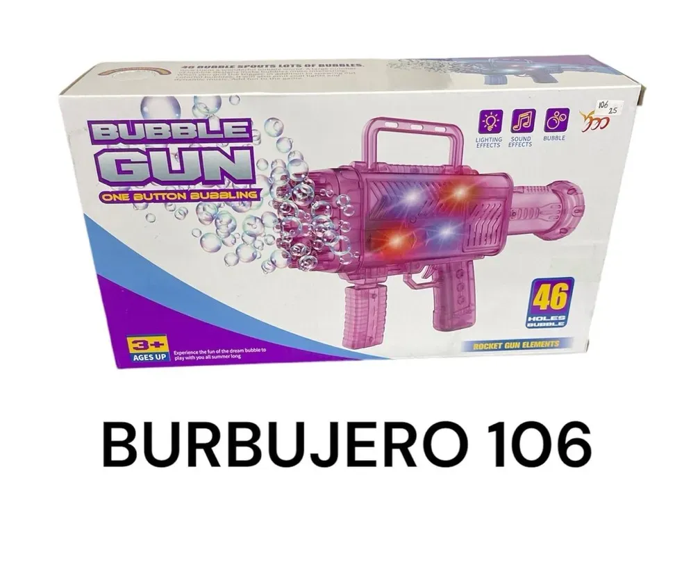 Burbujero Pistola Tipo Bazooka