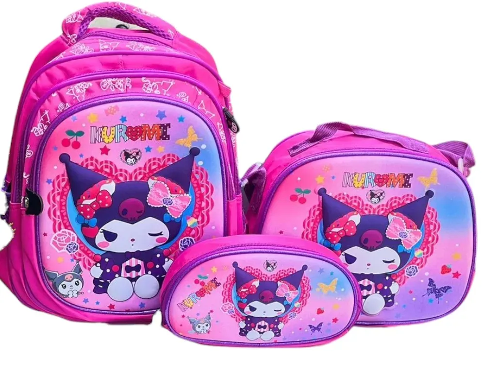 Morral Trio Escolar Infantil Niña