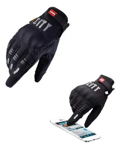 Guantes Moto Con Proteccion Y Touch Madbike City 