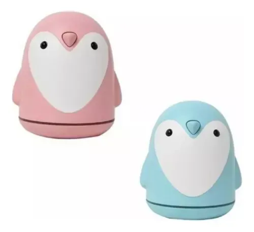 Difusor Pinguino Aromatizante Luces Led Humidificador