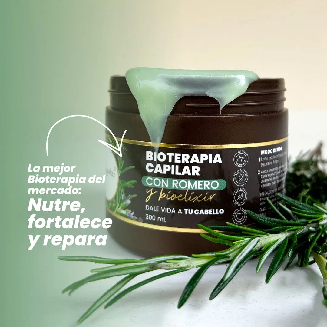 Bioterapia Capilar con Romero y Bioelixir ANYELUZ (300ml)