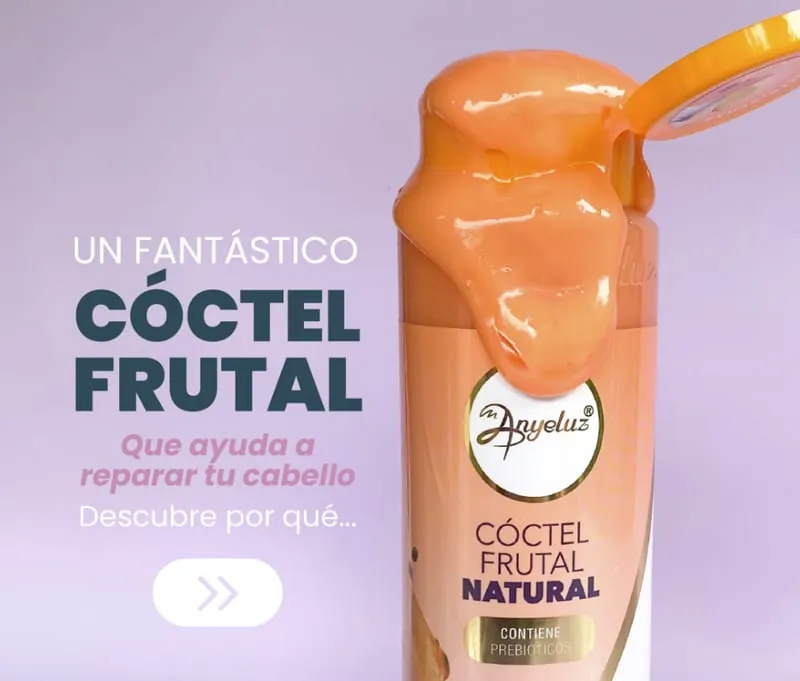 Cóctel De Frutas Naturales ANYELUZ Tratamiento Capilar (515 ml)