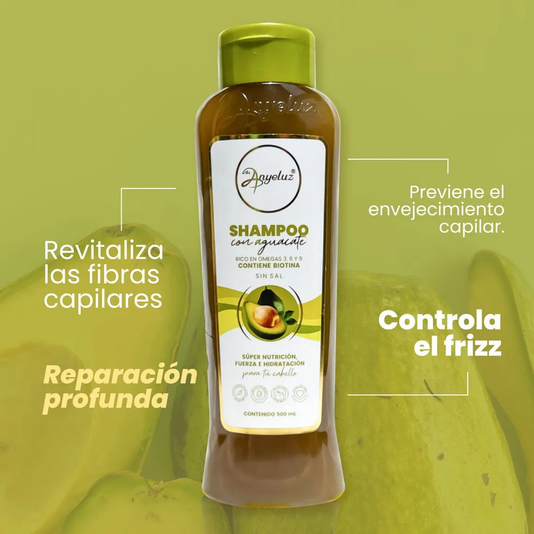 Shampoo con Aguacate ANYELUZ (500ml)