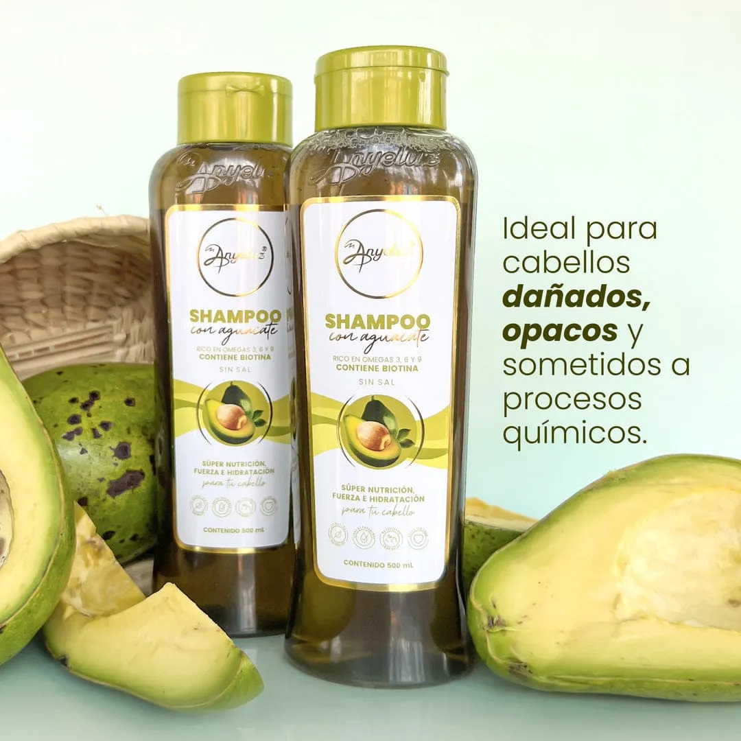 Shampoo con Aguacate ANYELUZ (500ml)