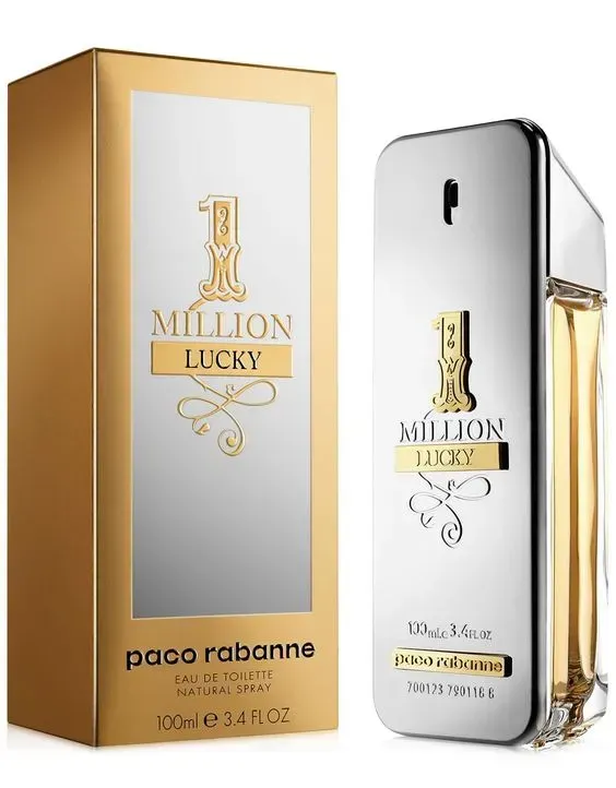 1 Million Lucky Paco Rabanne (Perfume Replica Con Fragancia Importada)- Hombre