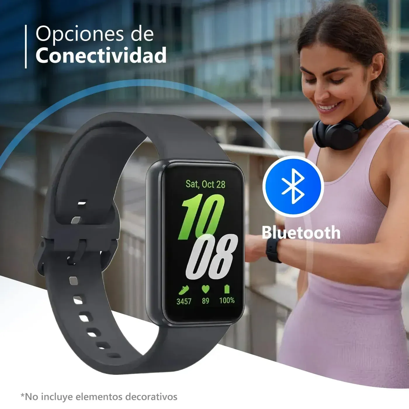 Banda SAMSUNG Smart Band Galaxy Fit3 Negro