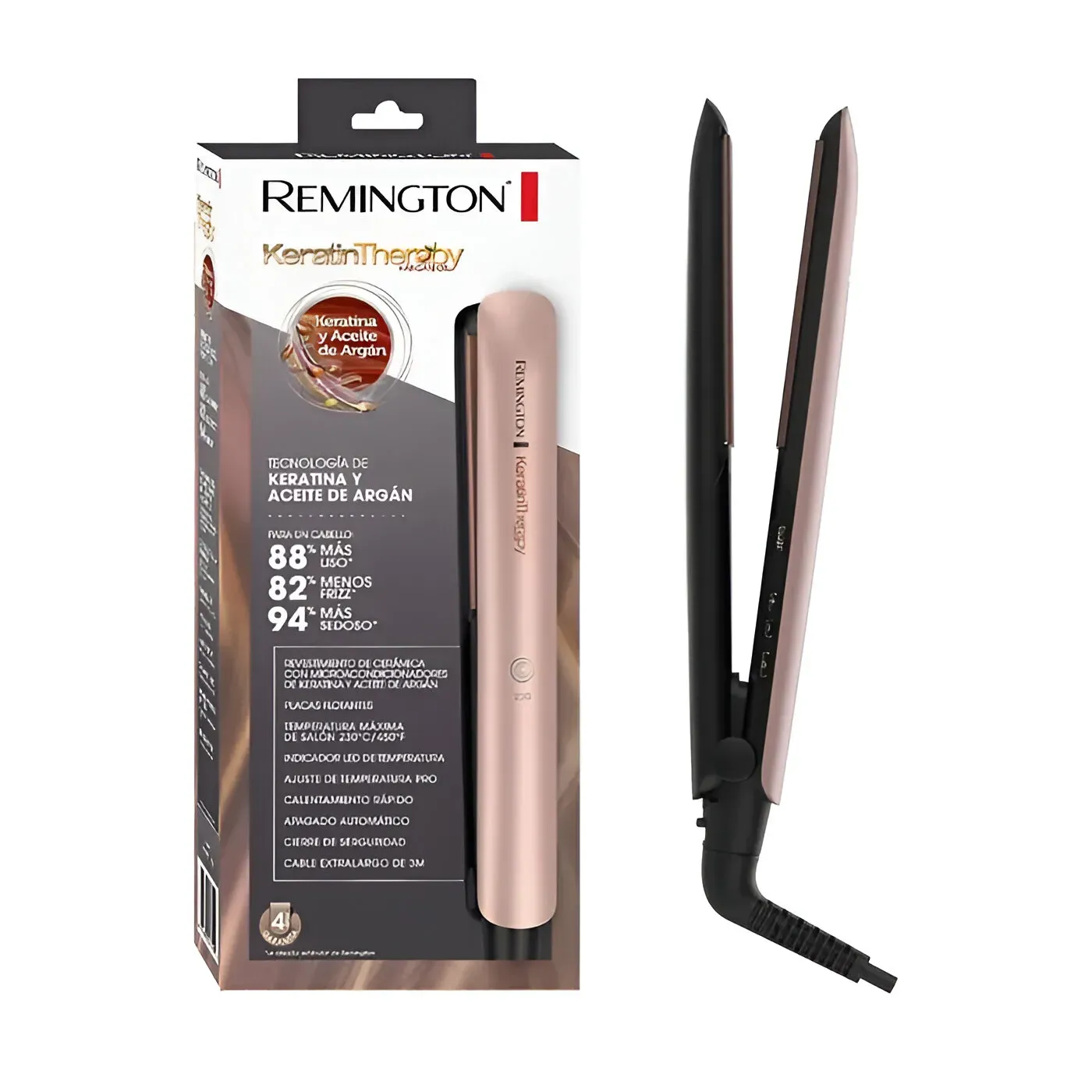 Plancha Para El Cabello Remington Keratina S8599 1.1