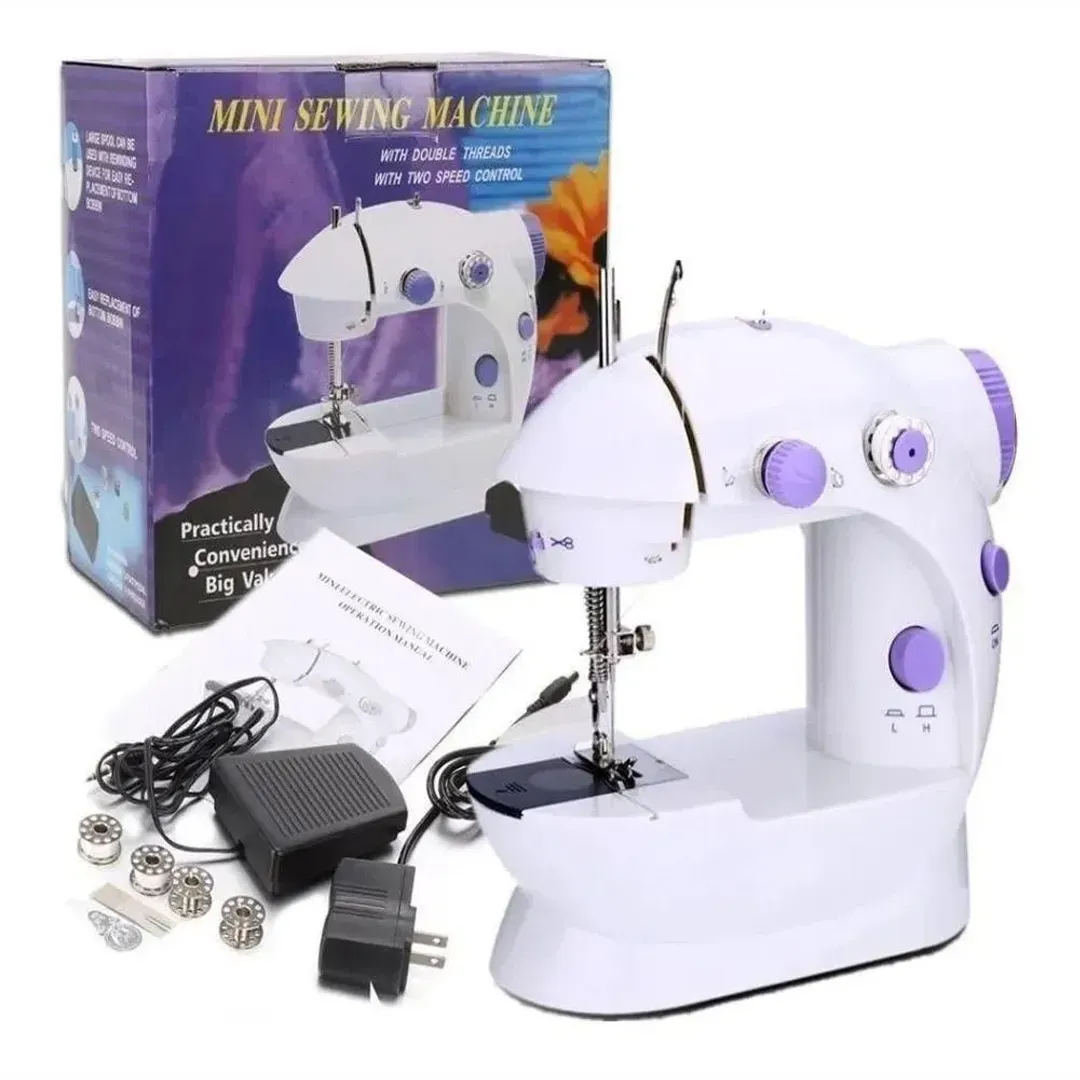 Maquina Mini De Coser Electrica Portatil Multifucional 4 En 1