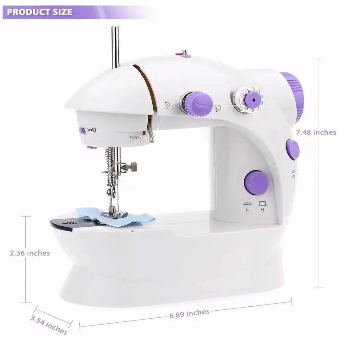 Maquina Mini De Coser Electrica Portatil Multifucional 4 En 1