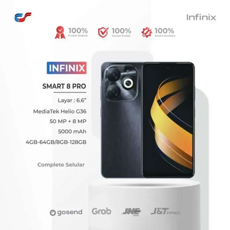 Celular Infinix Smart 8 Pro 4RAM/256 GB