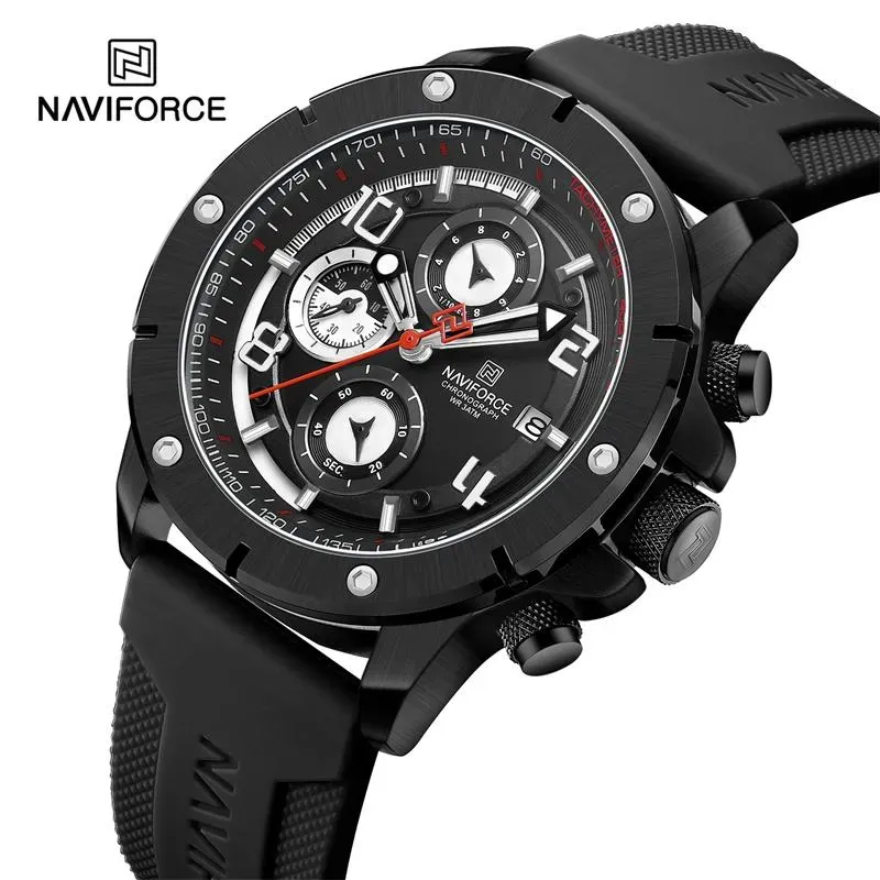 Reloj Naviforce Analogo Original De Caballero En Resina