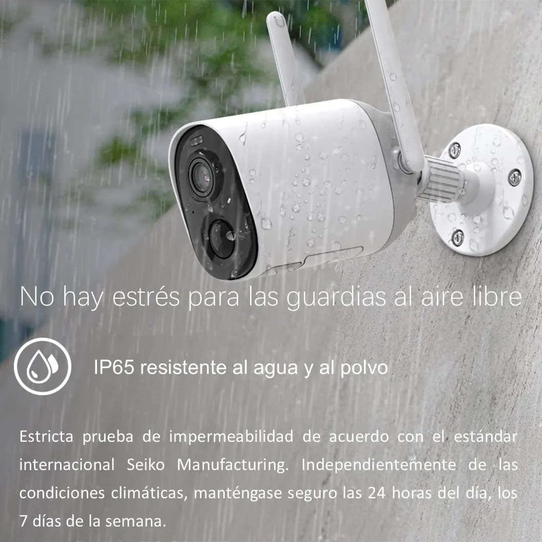 Cámara De Seguridad Inalámbrica Smart Wifi Visión Nocturna