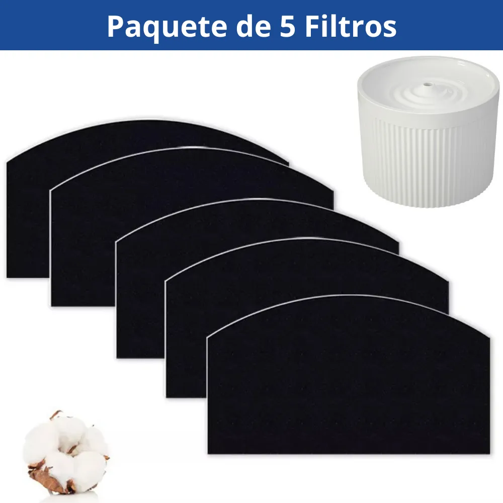 Filtros Repuesto Para Fuente De Agua Automática Gato Y Perro