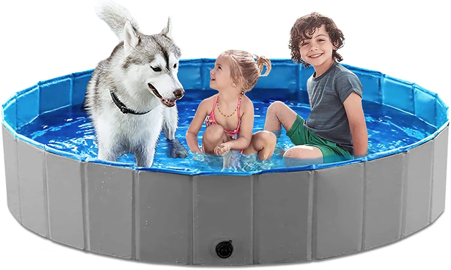 Piscina Plegable Bañera Portátil Para Perros Mascotas Niños