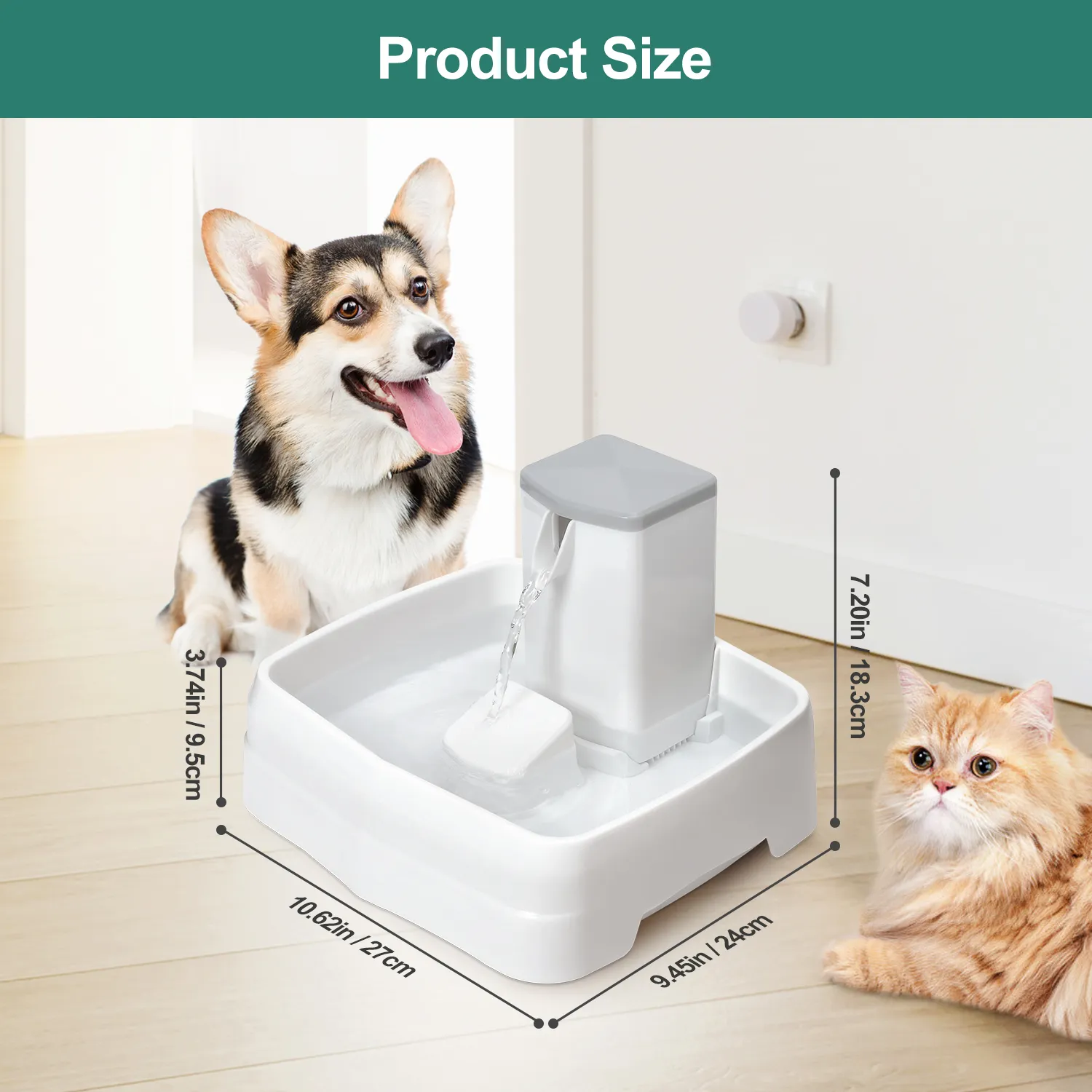 Fuente De Agua Para Gatos Y Perros Bebedero Automático