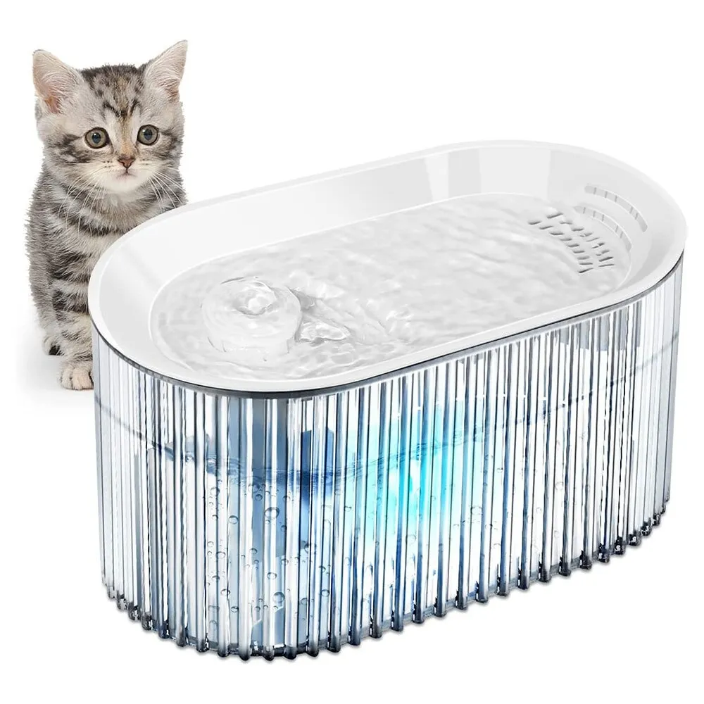 Fuente De Agua Para Gatos Y Perros Bebedero Automático Led