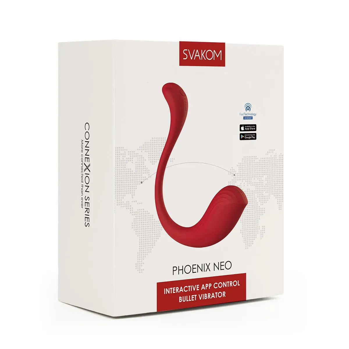 Vibrador Bala Interactiva con App Fenix Neo 2 (Phoenix Neo) Svakom Rojo