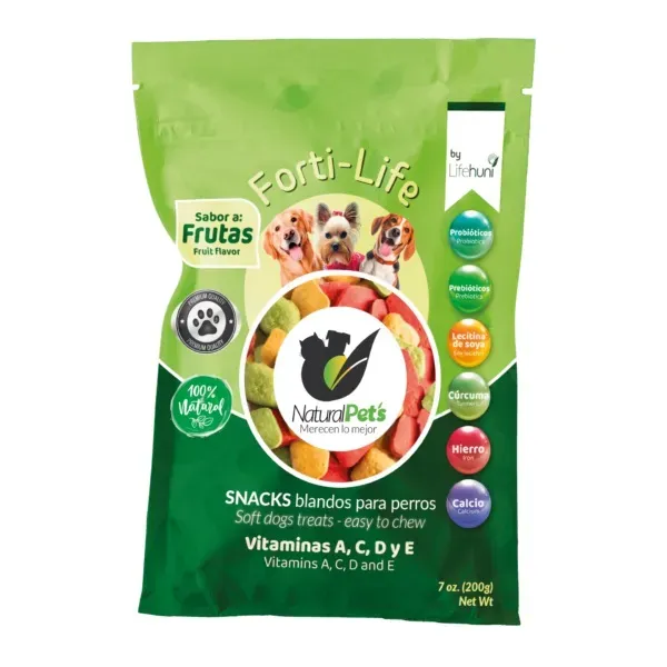 FORTI- LIFE Snack Blando para Mascotas 200 Gramos 