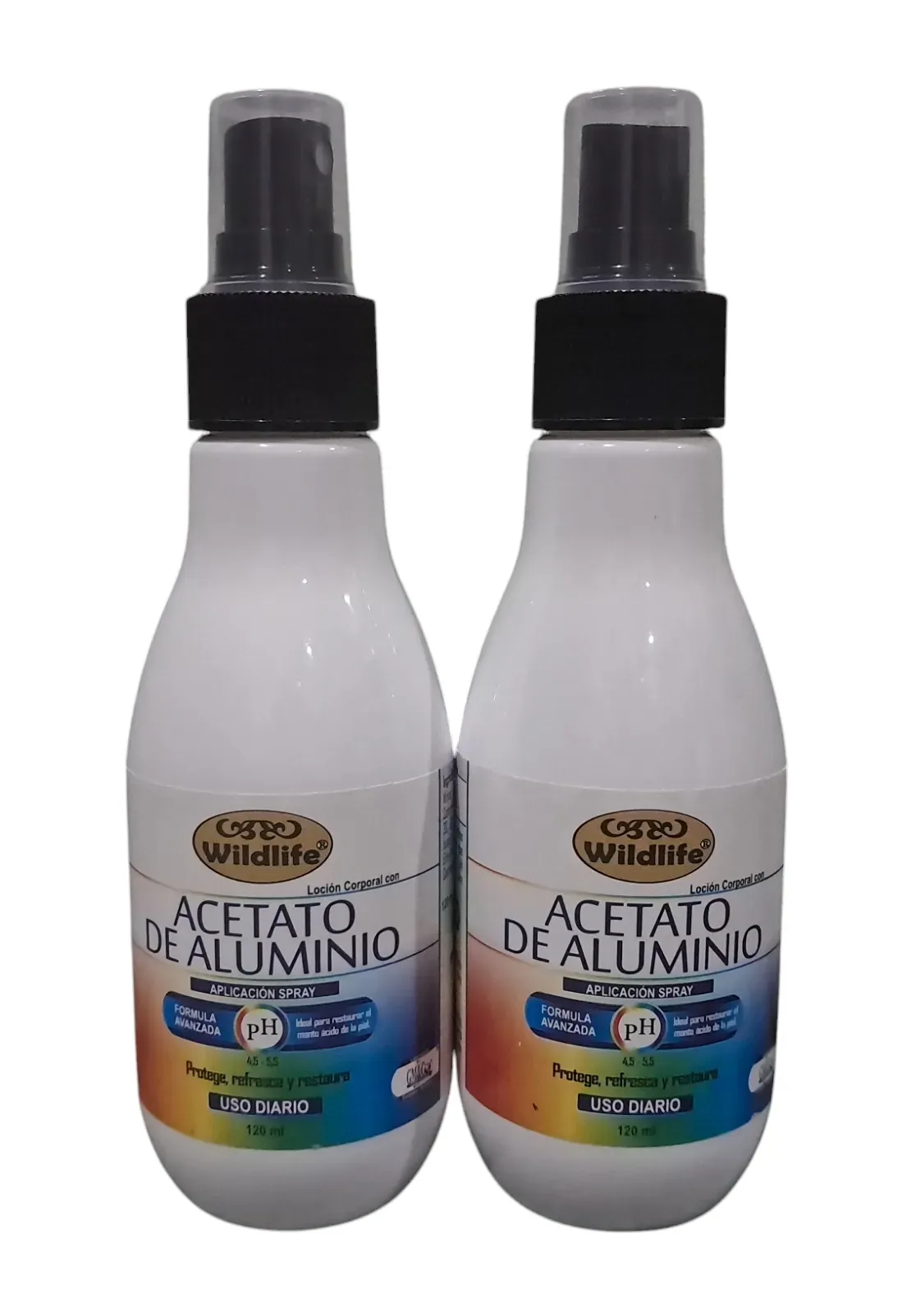 Loción Acetato de Aluminio Loción Ligera Spray 2 Unidades