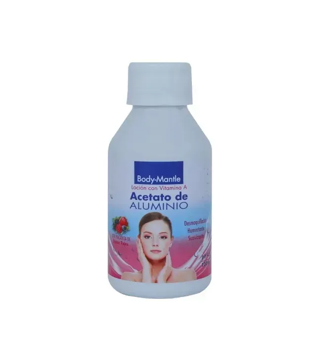 Loción Acetato de Aluminio Body Mantle Frutos Rojos Vitamina A 120 ml