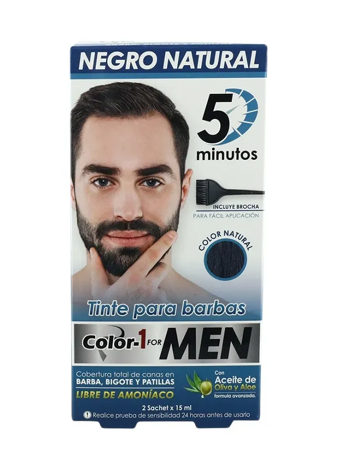 Tinte Para La Barba 5 Minutos Color 1 for Men