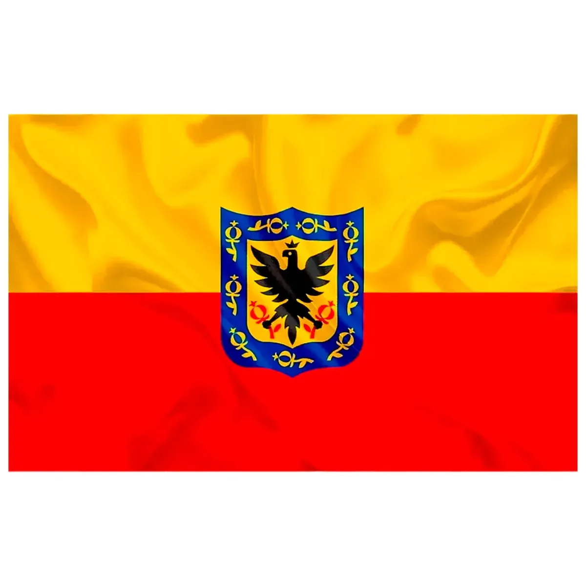 Bandera Capital Bogotá D.c Con Escudo 1mtr X1.5mt Exterior