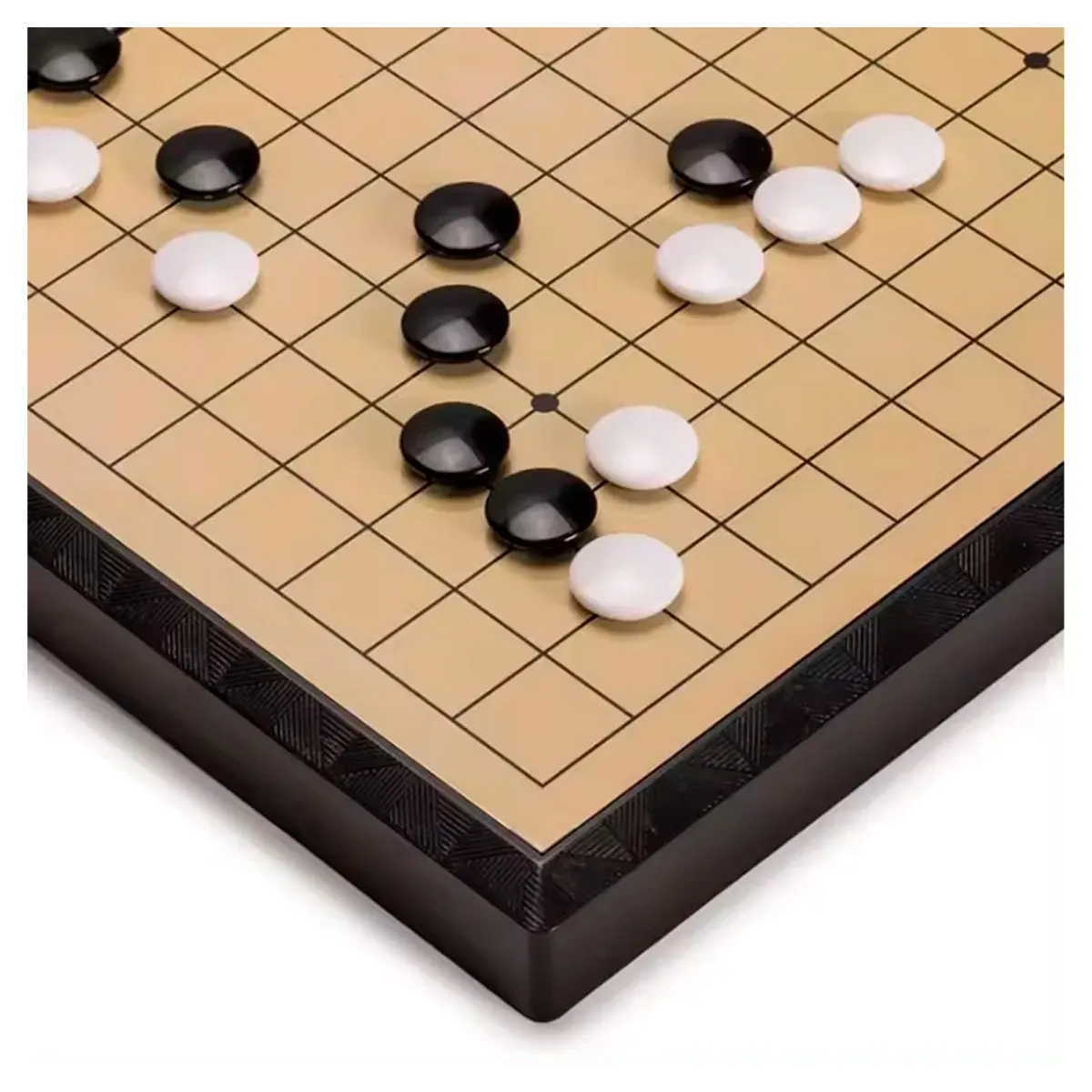 Juego Go Weiqi Gomoku Magnético 28x28cm Plegable Portátil