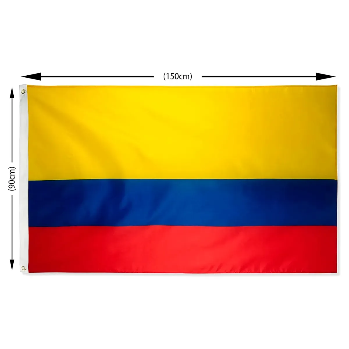 Bandera Colombia Nacional 1mtr X1.5mt Exterior Grande