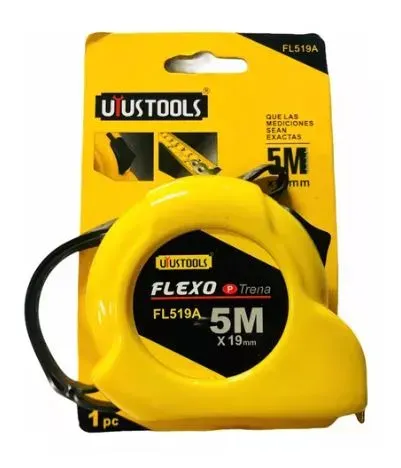 Flexometro o Metro de 5Mx16mm Uyustools FL519A