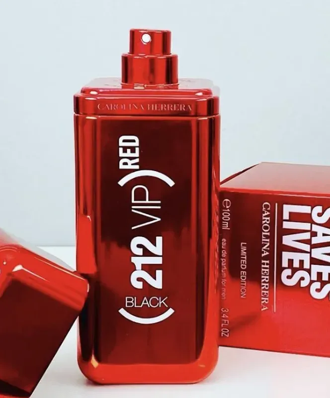 Perfume Carolina Herrera 212 Vip Black Red (Fragancia Masculina)