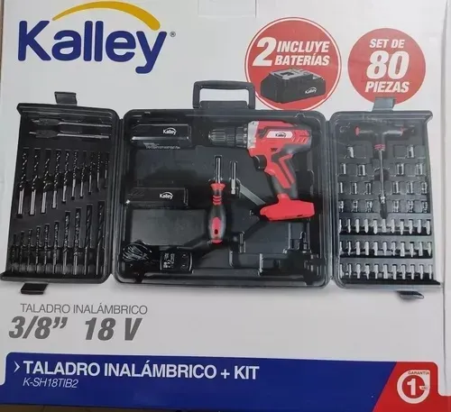 Taladro Inalámbrico kalley 3/8" - 18v