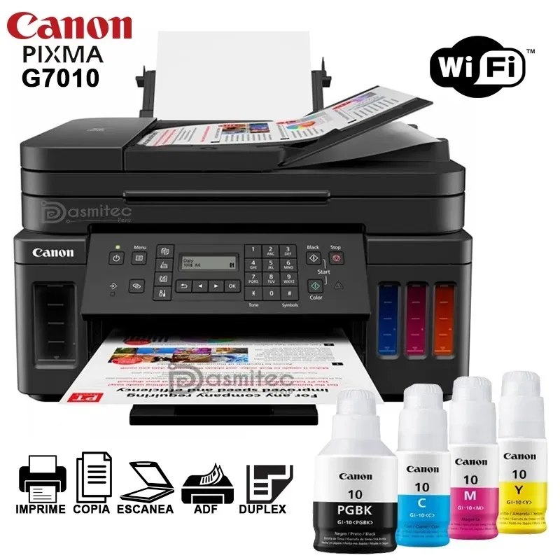 Impresora Multifuncional Canon Pixma G7010