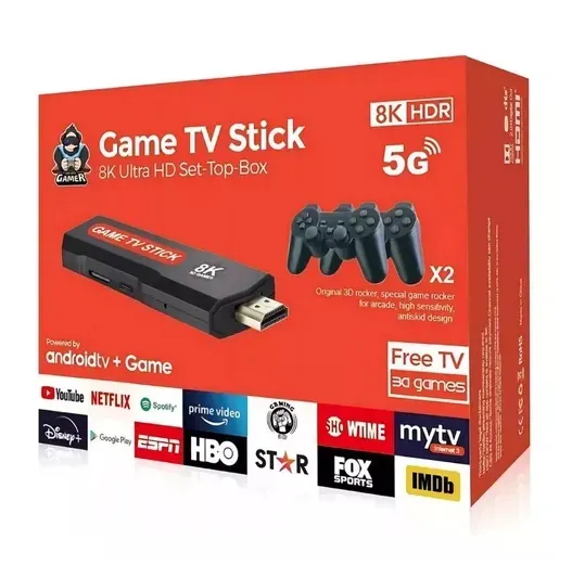 Game Tv Stick 8k Ultra HD Set-Top-Box