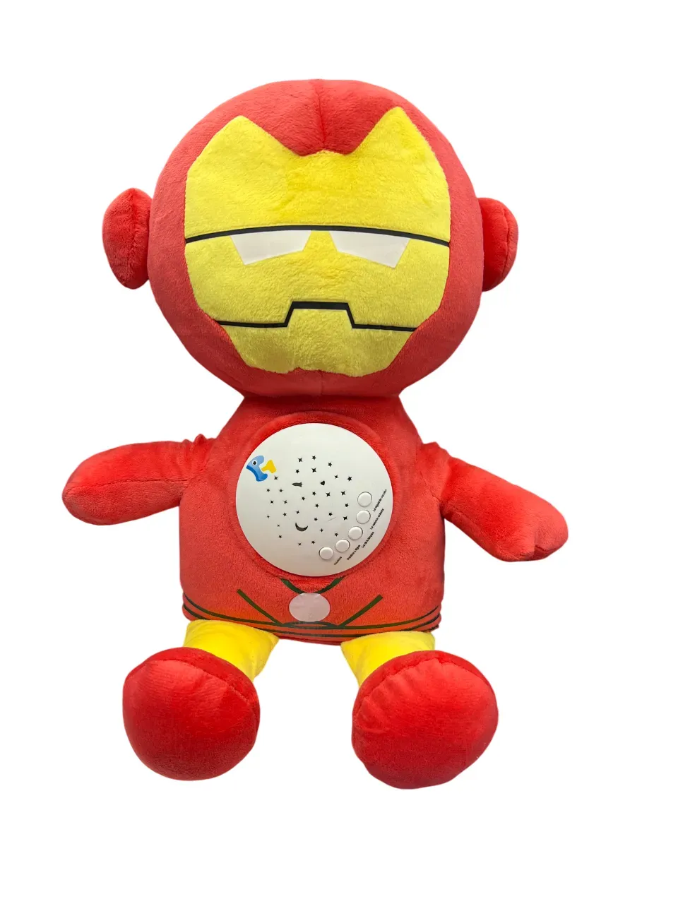 Peluche Musical Con Proyector De Luz Star Belly Super Heroe